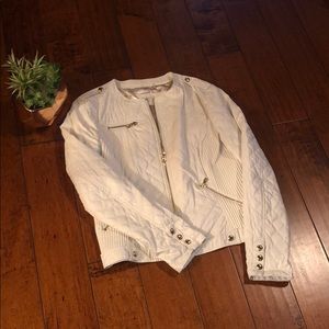 Faux- Leather Jacket